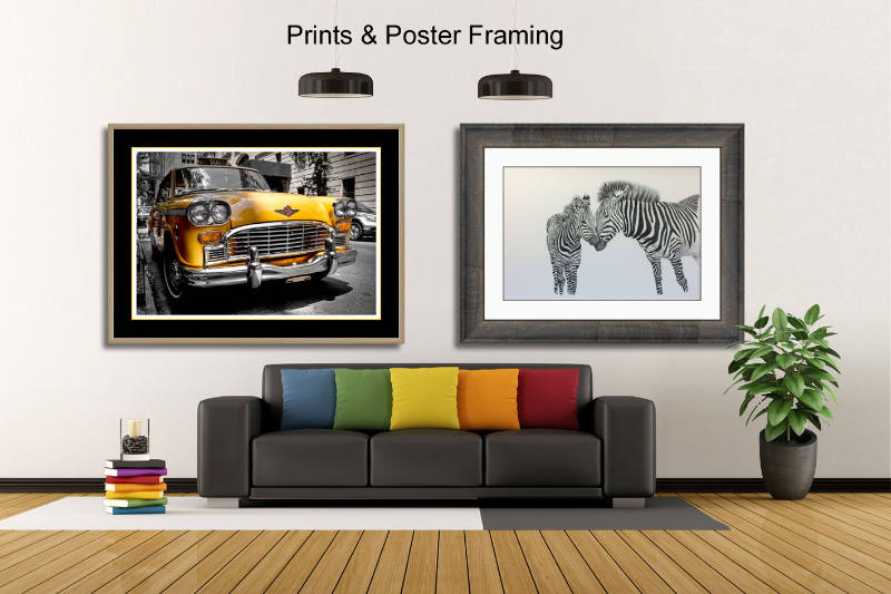 custom print framing